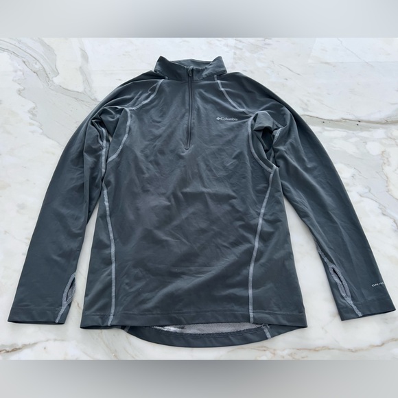 COLUMBIA OMNI-HEAT THERMAL REFLECTIVE GRAY LIGHT WEIGHT JACKET SIZE S/P - Picture 5 of 17